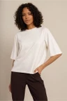 Studio Anneloes T-Shirt Fiore round neck Wit 4