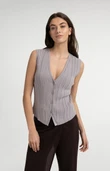 YAYA Gilet 01-010161-606 Grijs 1