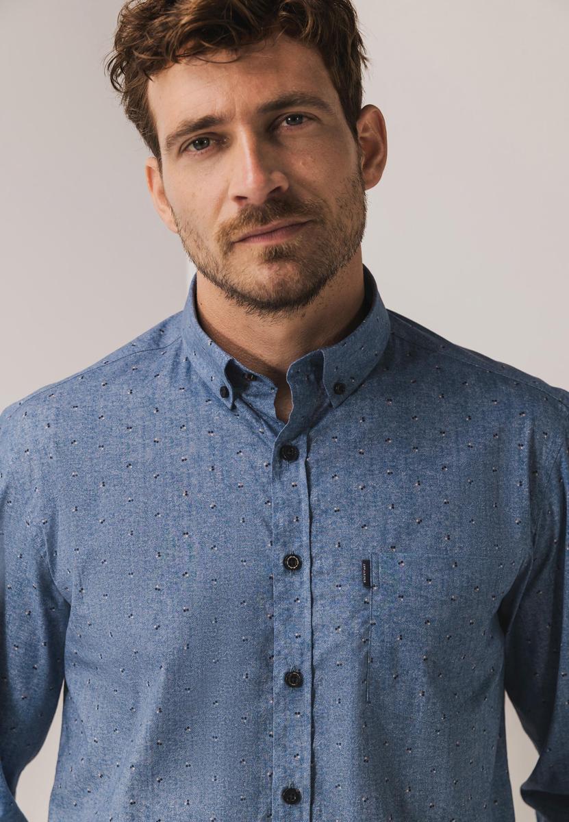State of Art Overhemd 214-25910 Blauw 4