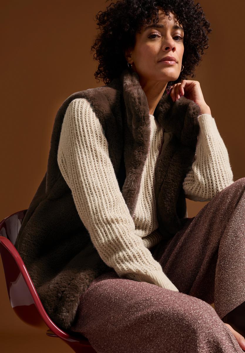 Bianca Gilet 3001 Bruin 3