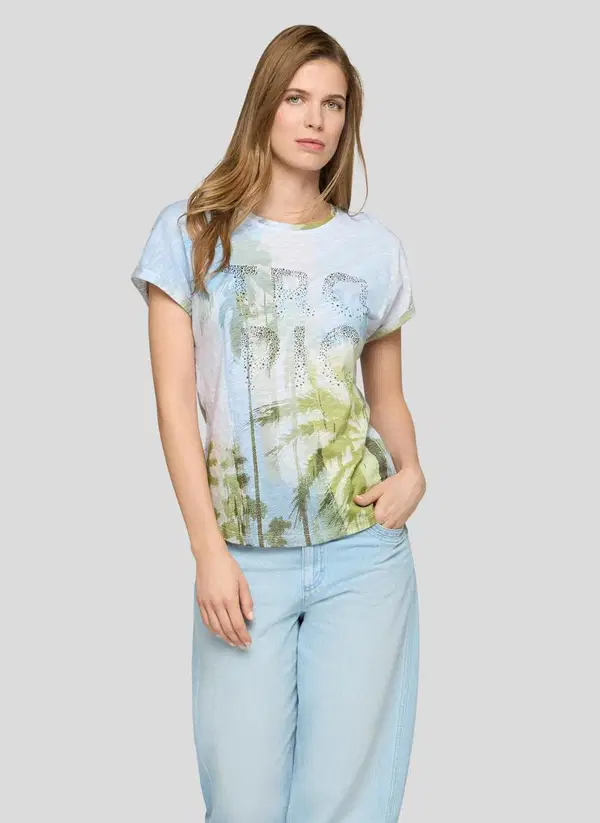 Rabe T-Shirt 56-122374 Blauw 1