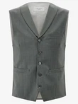 Carl Gross Gilet Warren Grijs 1