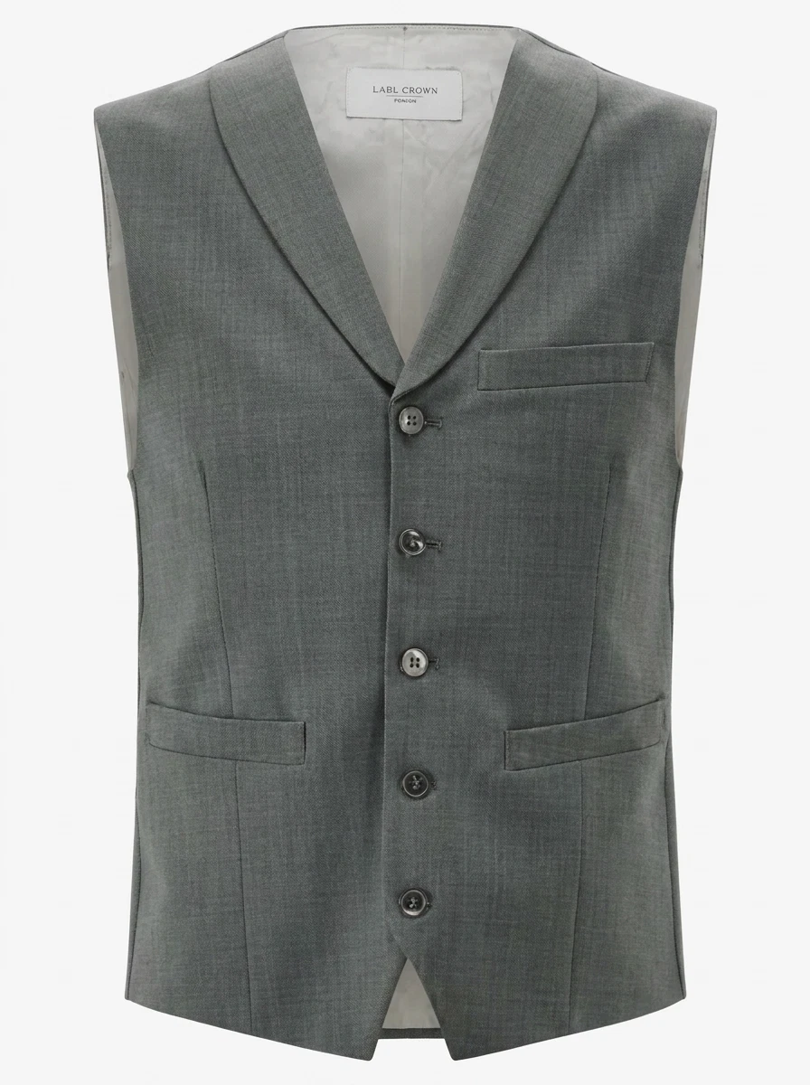 Carl Gross Gilet Warren Grijs 1