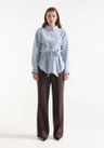 Jansen Amsterdam Blouse Livia Blauw 3