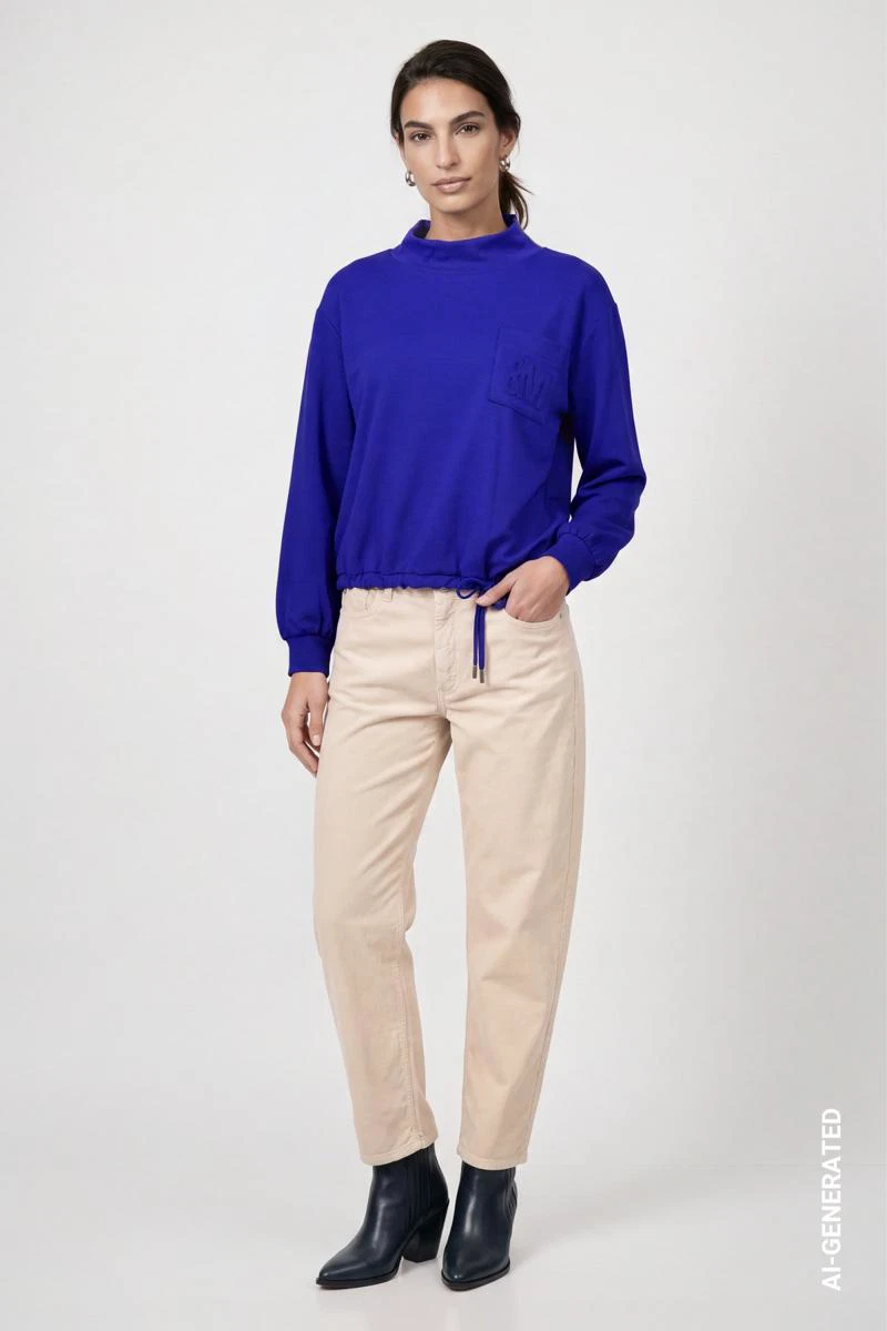 Monari Longsleeve 810598 Blauw 6