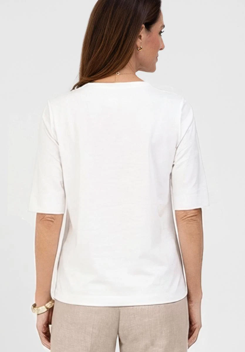 Bianca T-Shirt Dinia Geel 3