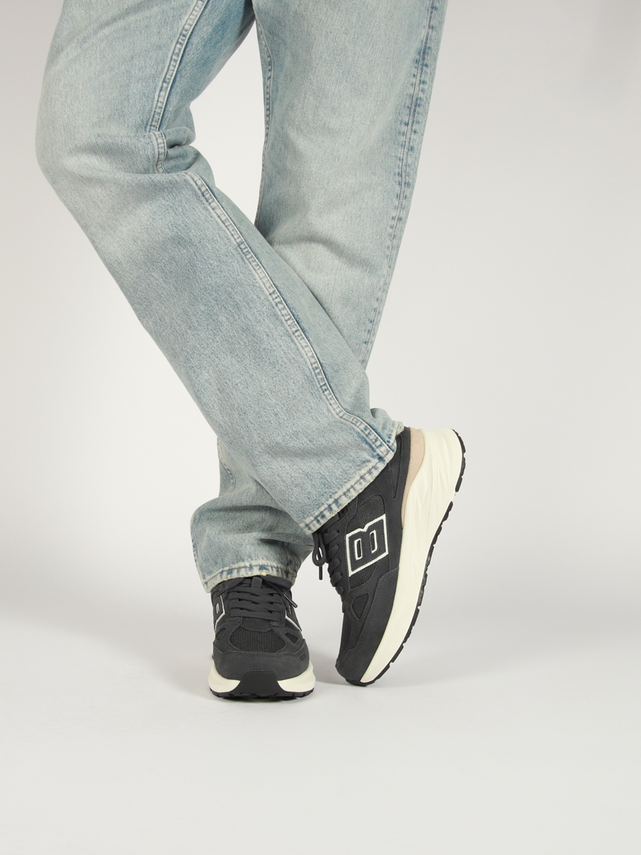 Blackstone Sneakers Flint Moss Zwart 2