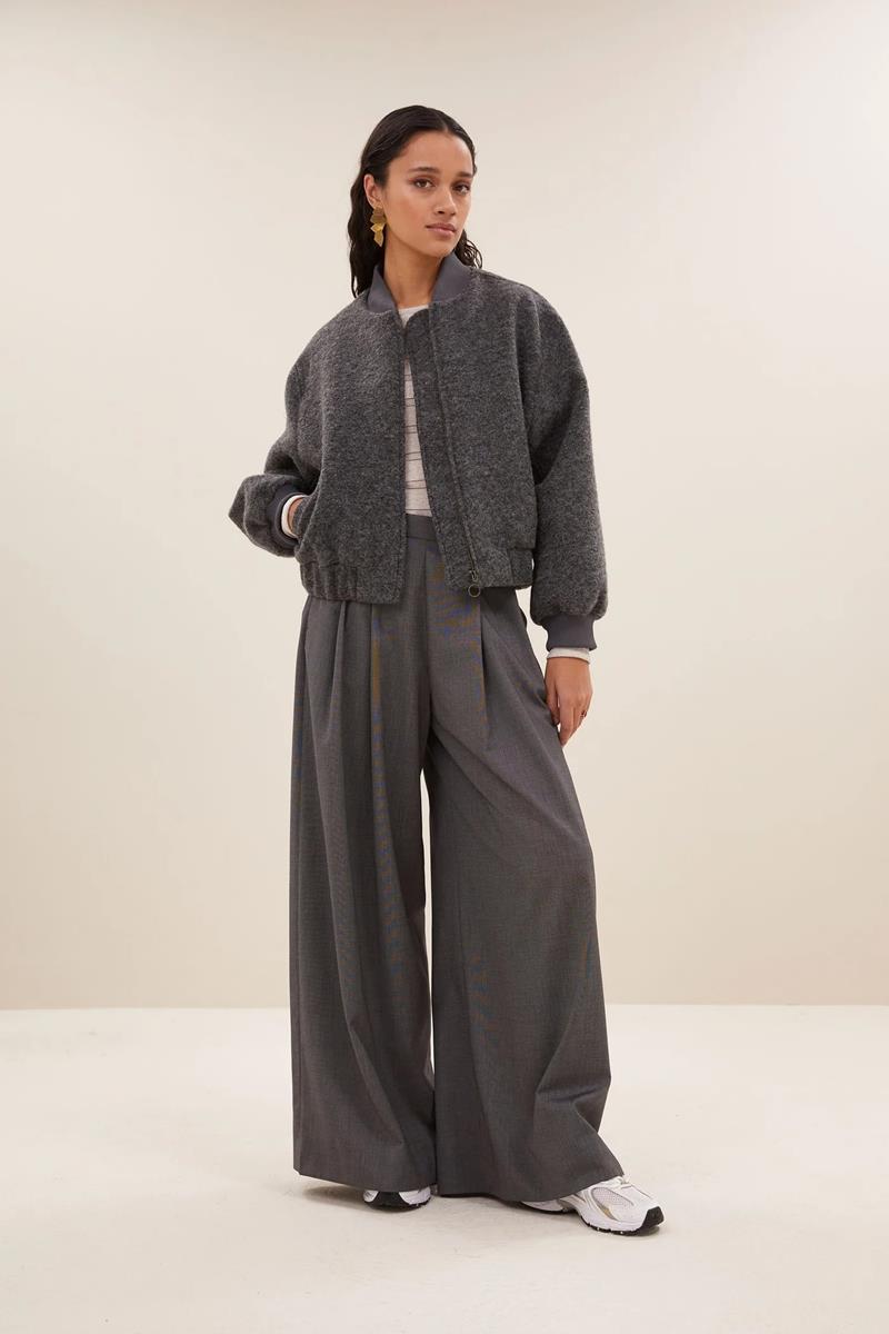 By-Bar Blazer Aleksi Grijs 1