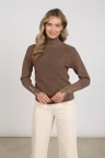 NUKUS Trui Sylvia Taupe 1