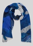 Rabe Sjaal 57-125940 Blauw 6