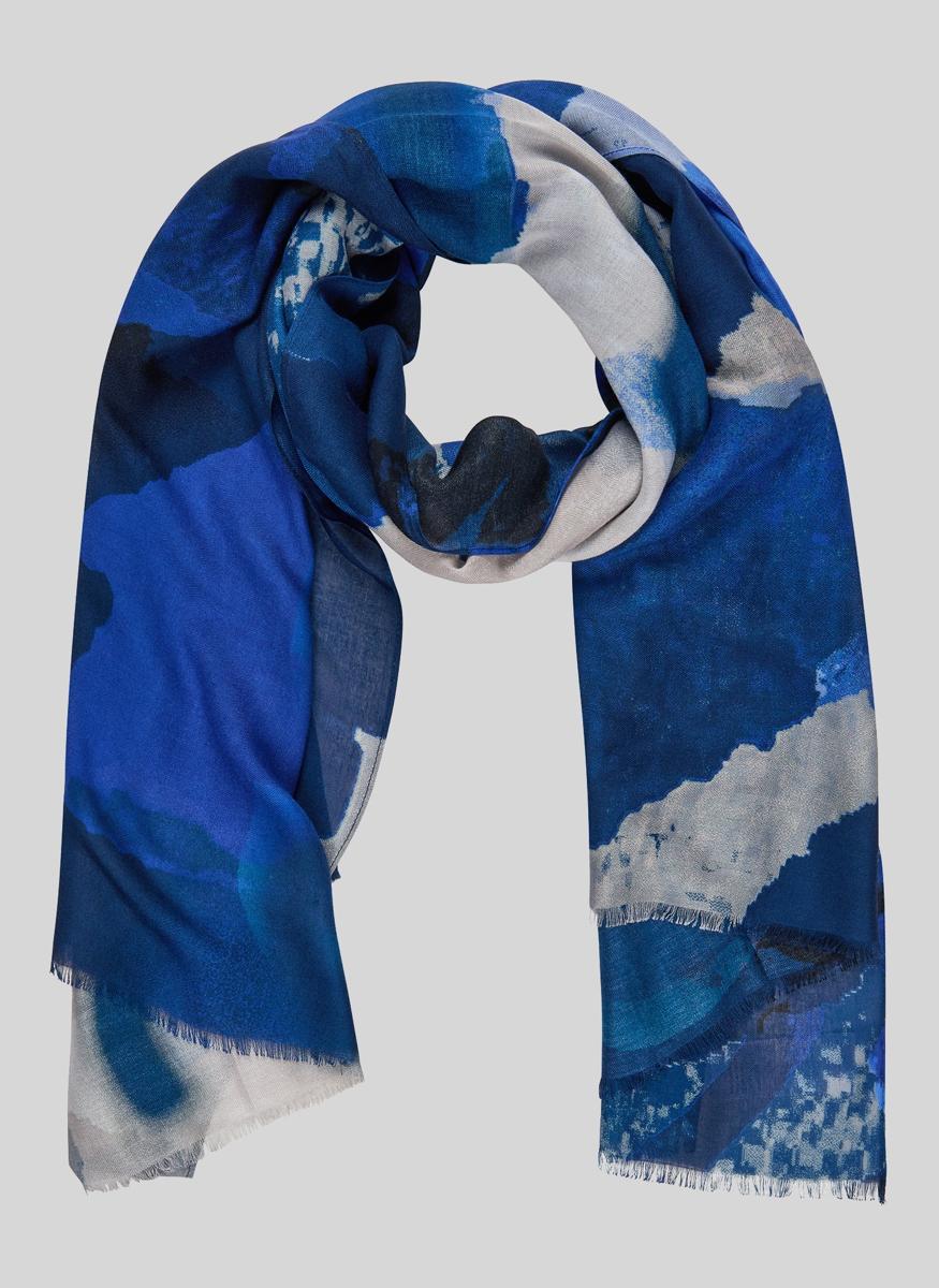 Rabe Sjaal 57-125940 Blauw 6