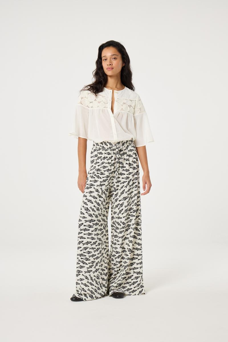 Fabienne Chapot Pantalon Palapa Trousers Off-White 5