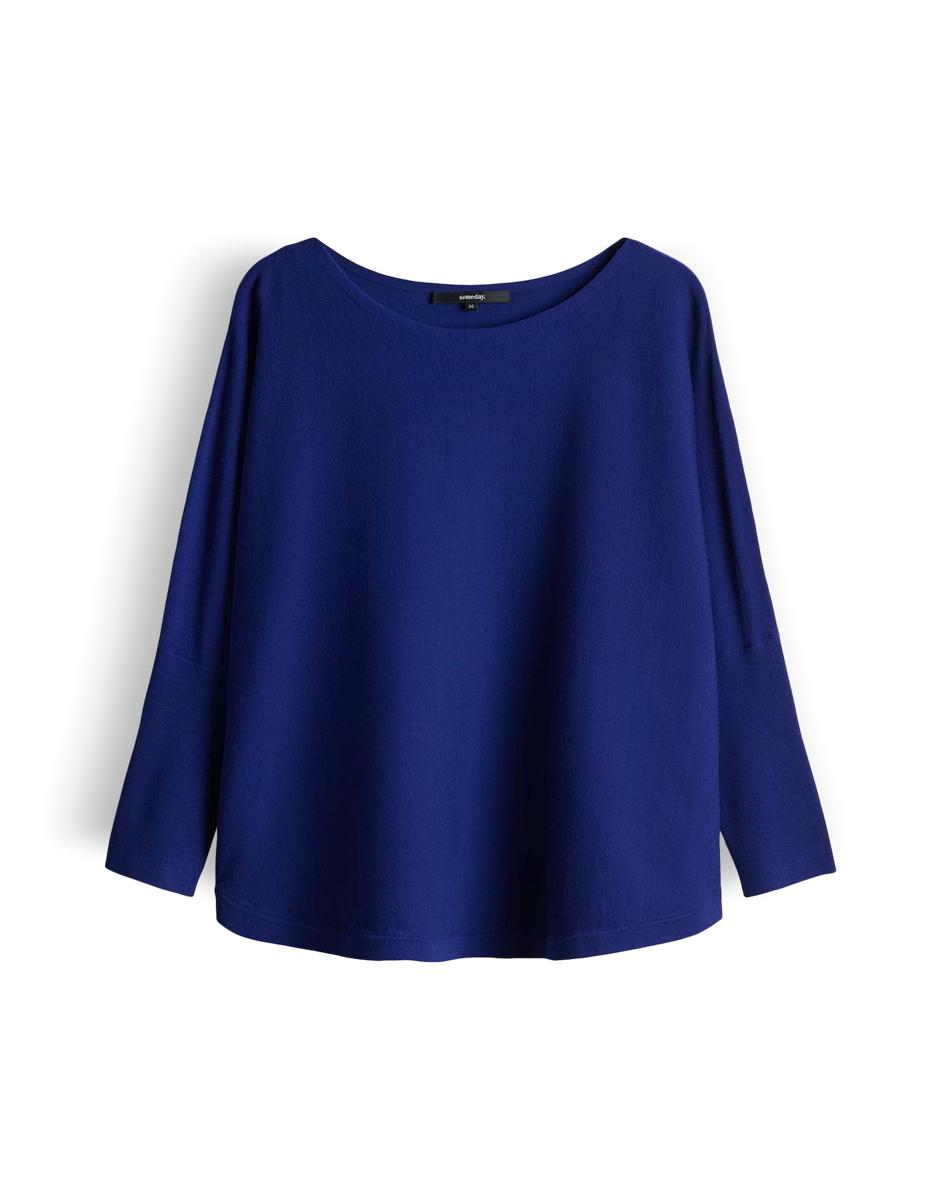 SOMEDAY Trui Tiraja Blauw 1