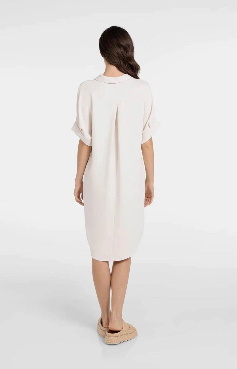 YAYA Jurk 01-601218-604 Beige 3