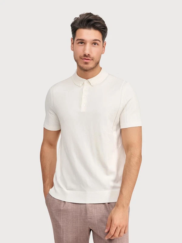 Blue Industry Polo KBIS26-M18 Off-White 1