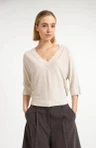 YAYA Trui 01-000609-607 Beige 1