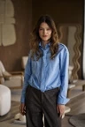 Label DOT Blouse 2621029 Blauw 1