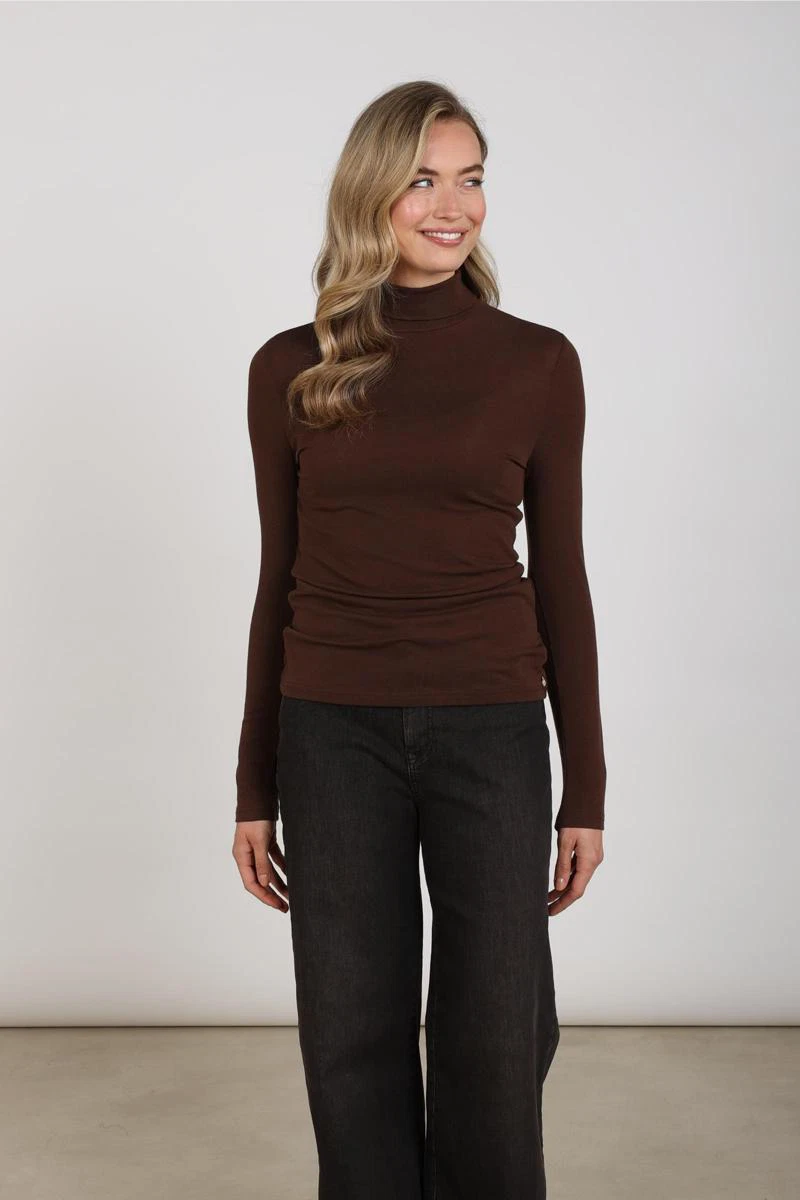 NUKUS Longsleeve NKF03061 Bruin 2