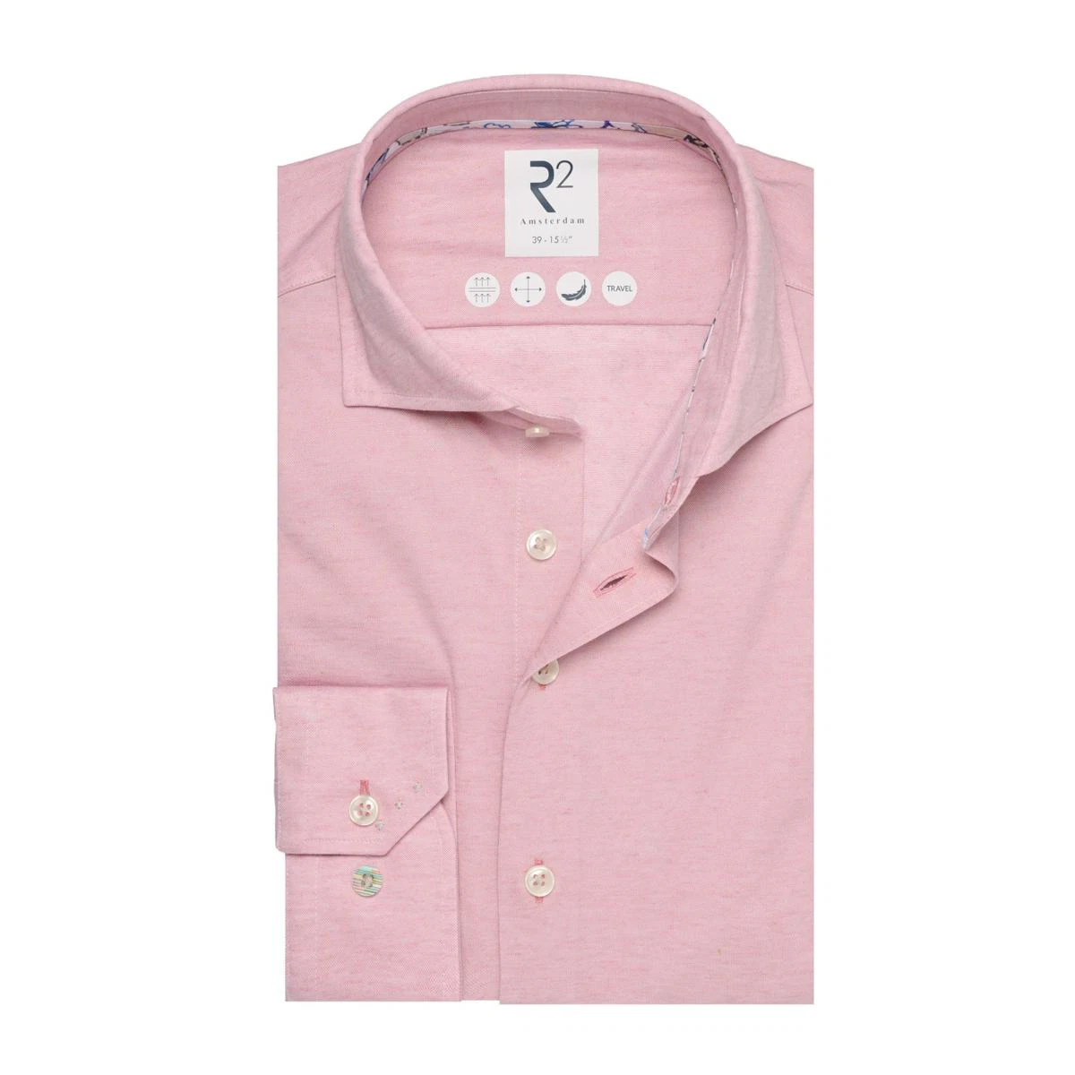 R2 Amsterdam Overhemd 132.WSP.022 Roze 2