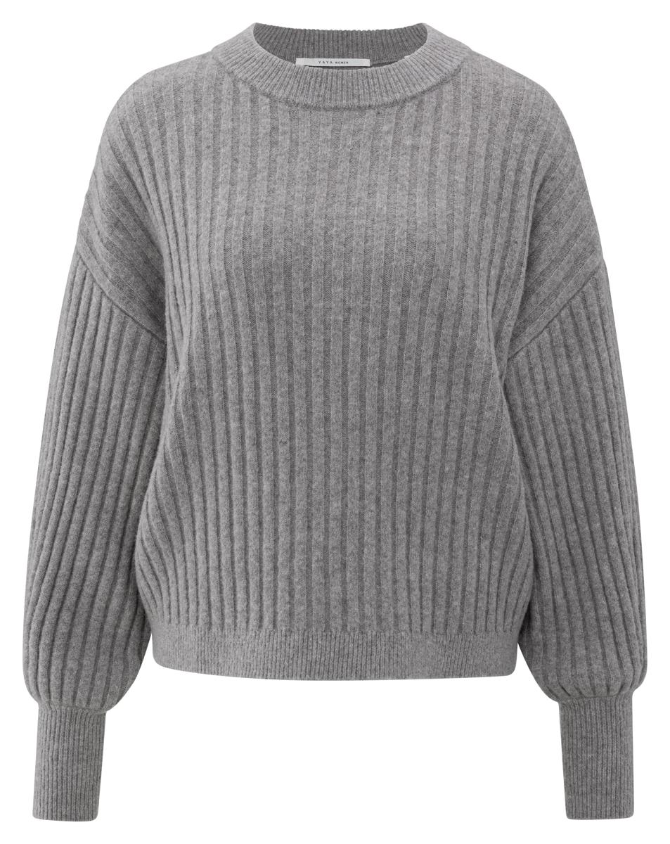 YAYA Trui 01-000538-510 Taupe 2