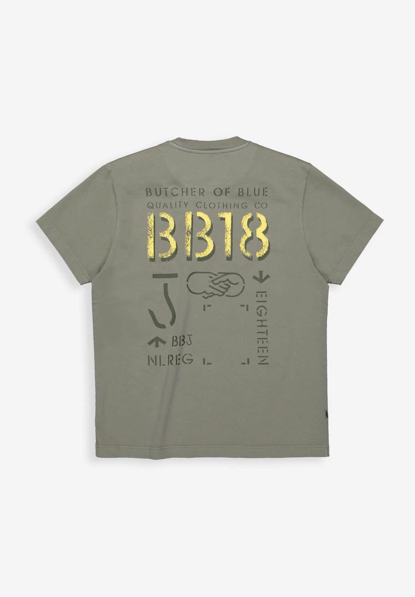 Butcher of Blue T-Shirt Army Elphin Groen 4