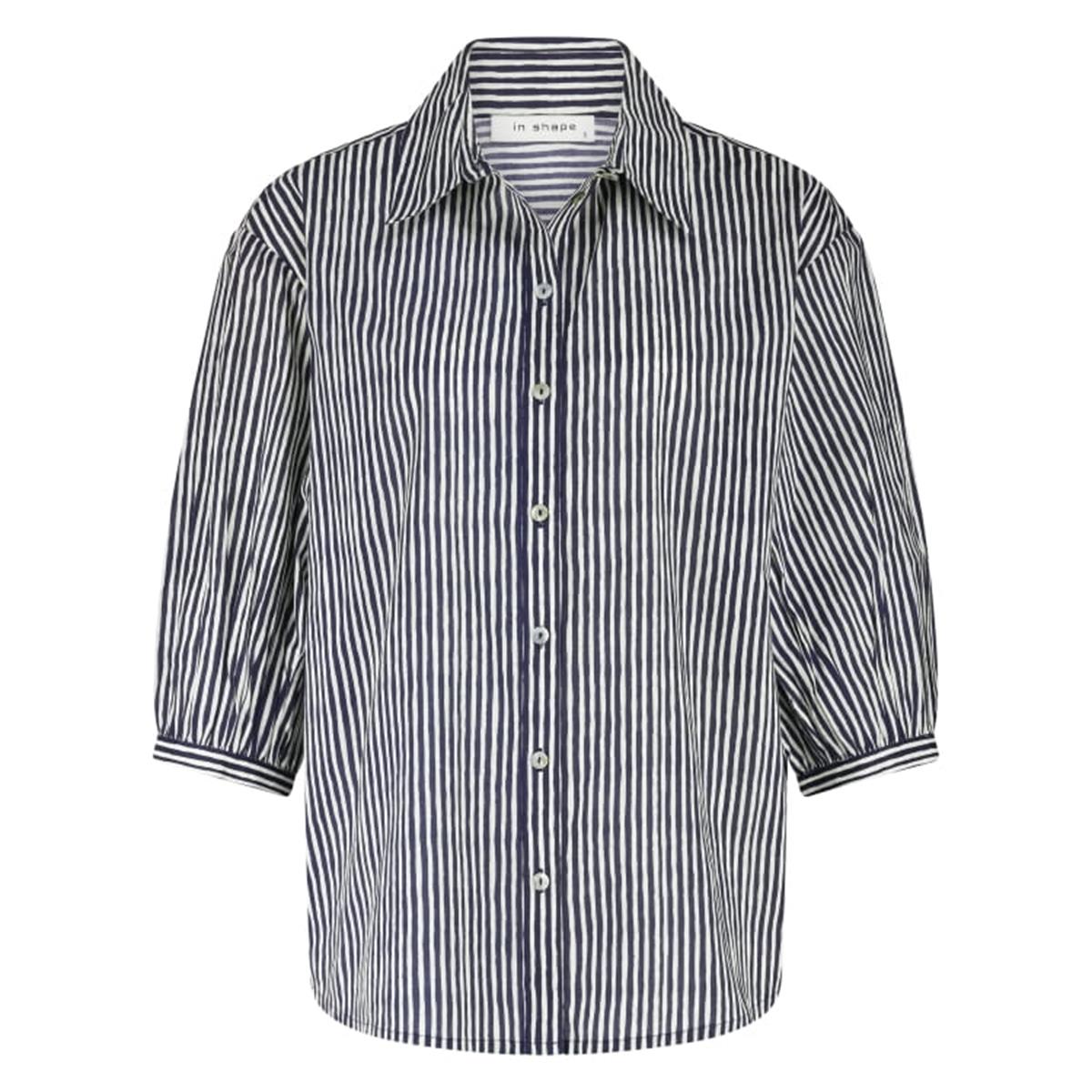 InShape Blouse Kris Blauw 1