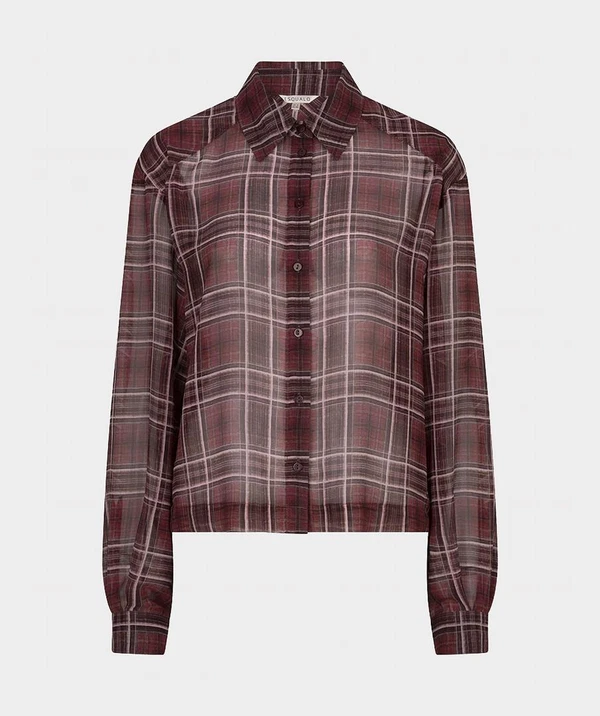 EsQualo Blouse F26.14518 Rood 1