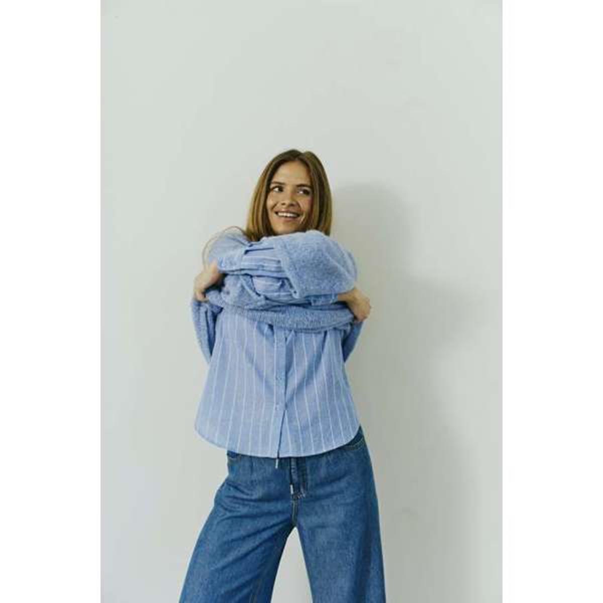 Freequent Blouse Solly Blauw 1