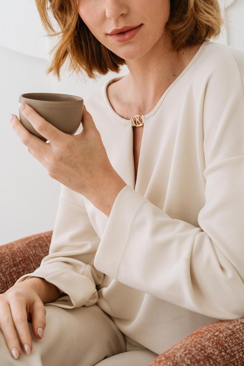 &Co Woman Trui TO308 Beige 5