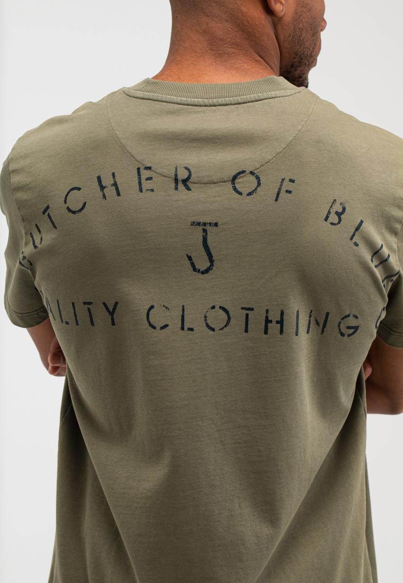 Butcher of Blue T-Shirt Army Groen 6