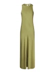 Neo Noir Jurk Celinie Heavy Groen 2