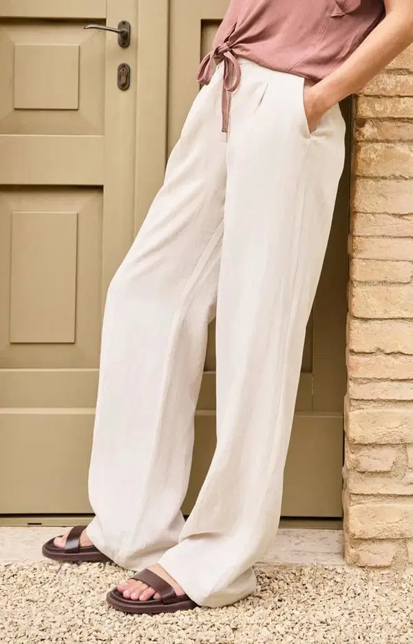 YAYA Pantalon 01-301253-605 Off-White 1