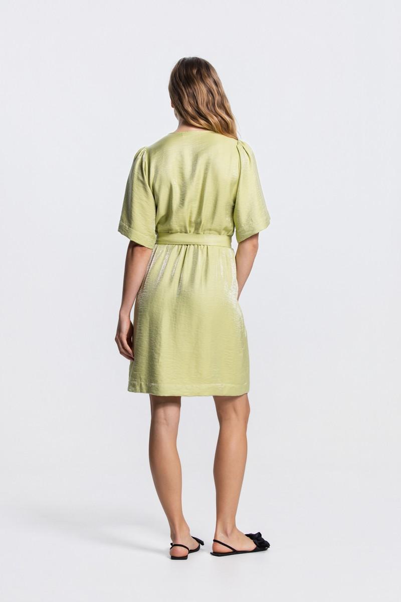 Jansen Amsterdam Jurk TATUM SS26.4 Groen 2