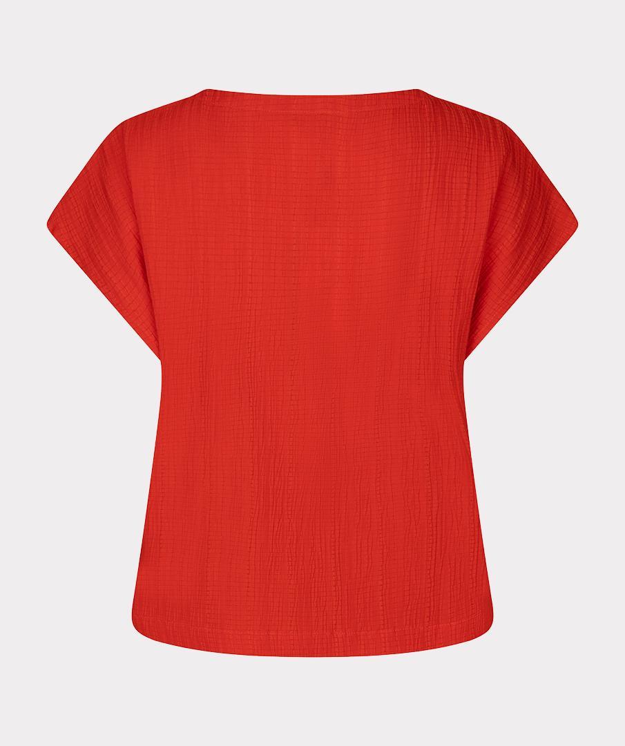 EsQualo T-Shirt HS26.10234 Rood 4