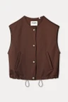 POM Amsterdam Gilet SP9711 Bruin 2