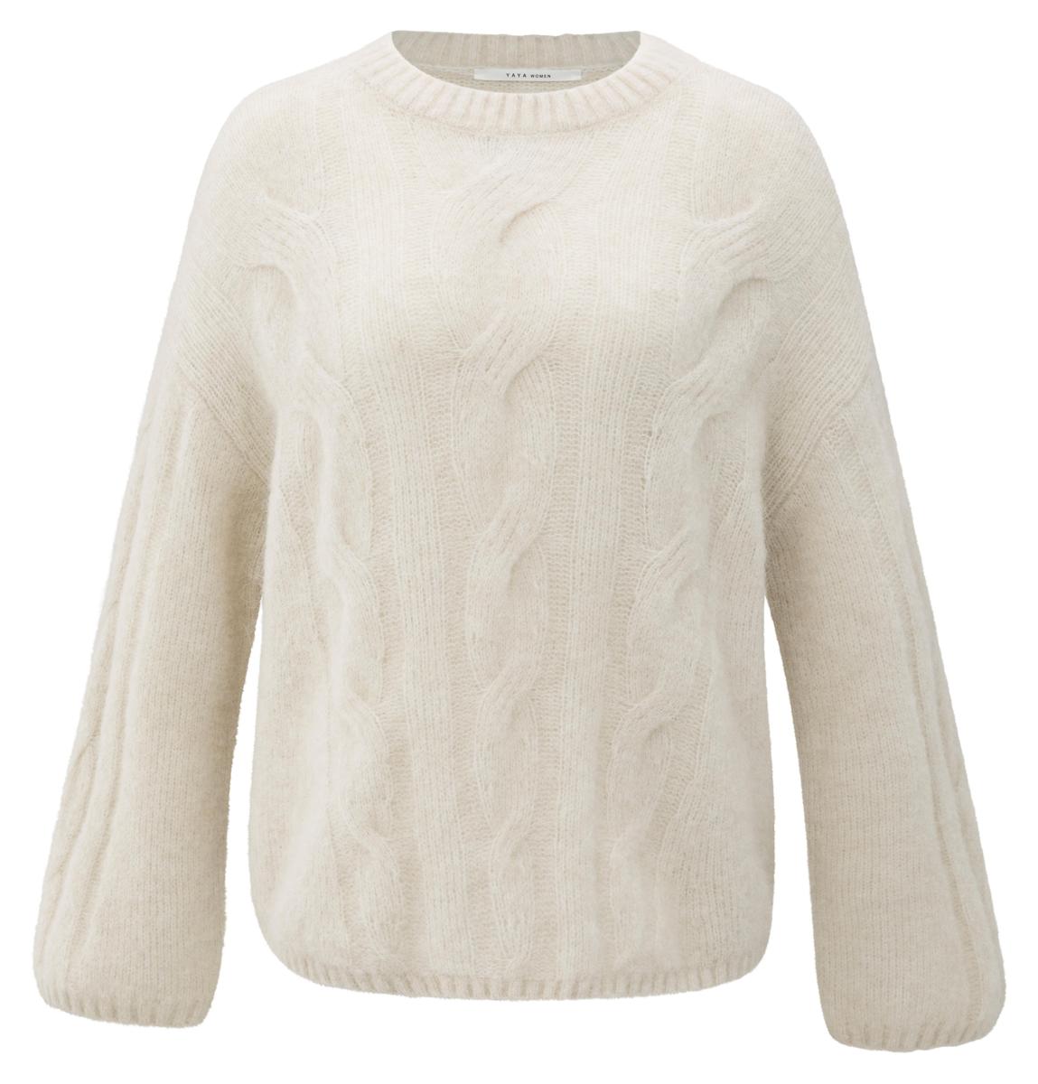 YAYA Trui 01-000520-510 Off-White 2