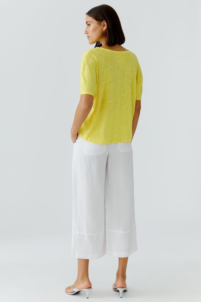 Oui T-Shirt 0097370 Geel 3