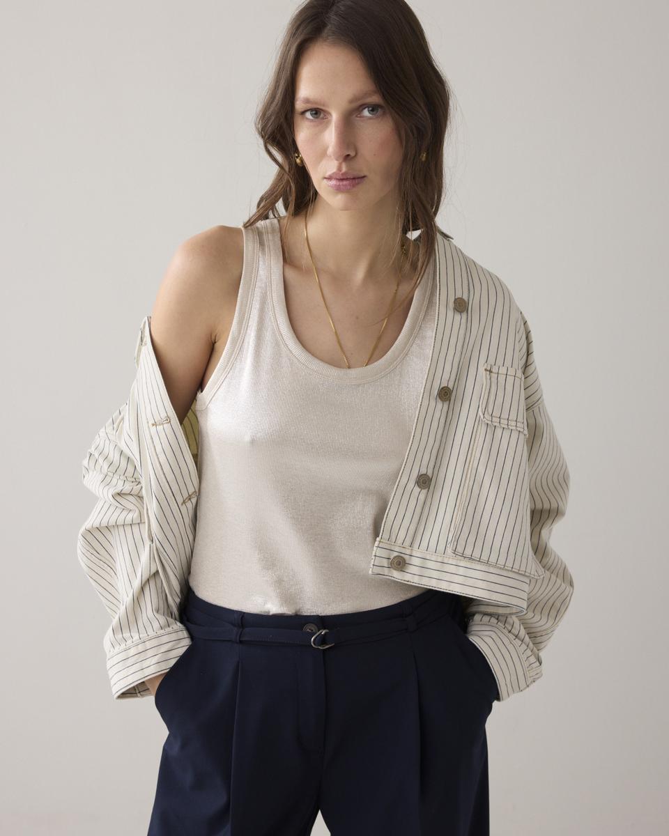 Summum Summum Top Lisbon-5138 Off-White 2