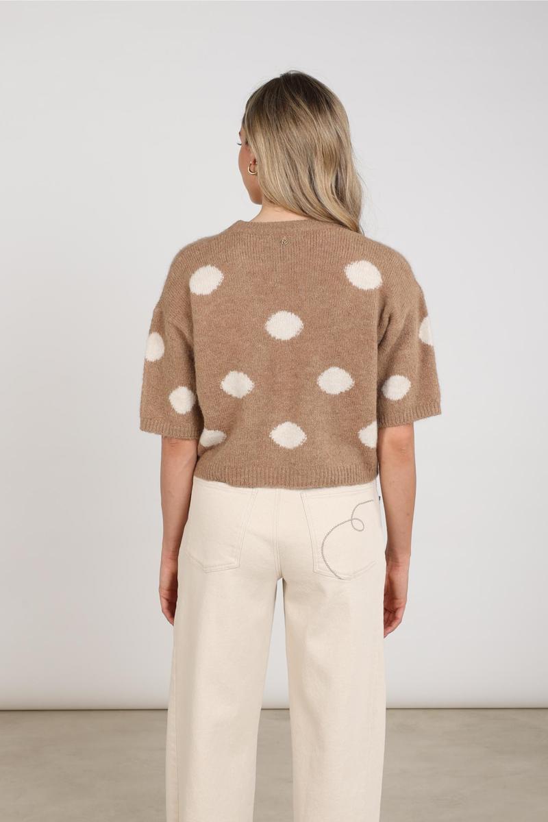NUKUS Trui NKF03080 Taupe 4