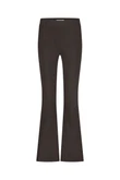 Studio Anneloes Pantalon Flair Bonded Long Bruin 2
