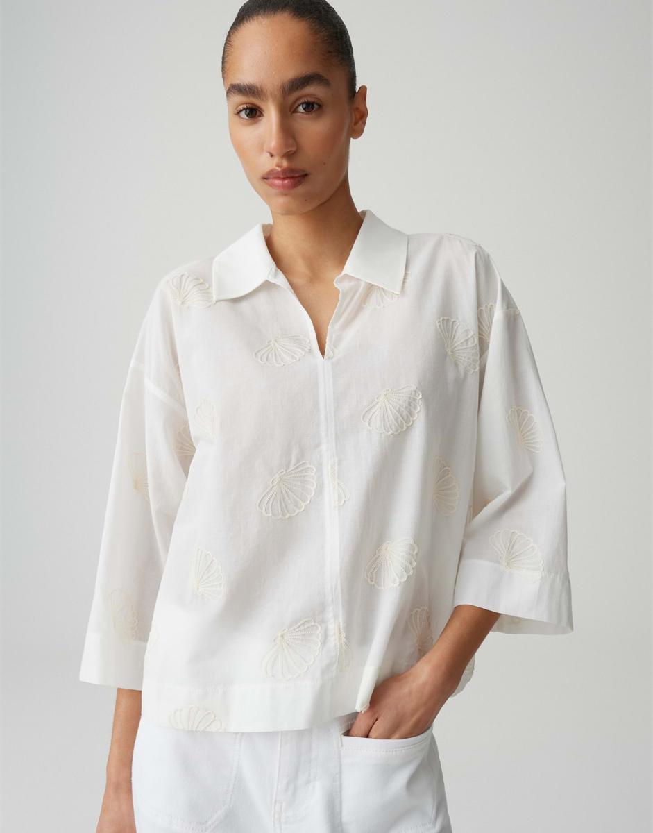 OPUS Blouse Famoni Off-White 1