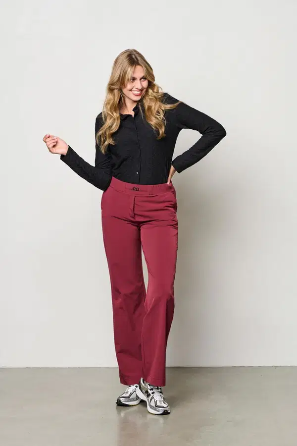 &Co Woman Pantalon Perrine Rood 1