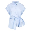 NUKUS Blouse Aneta Blauw 2