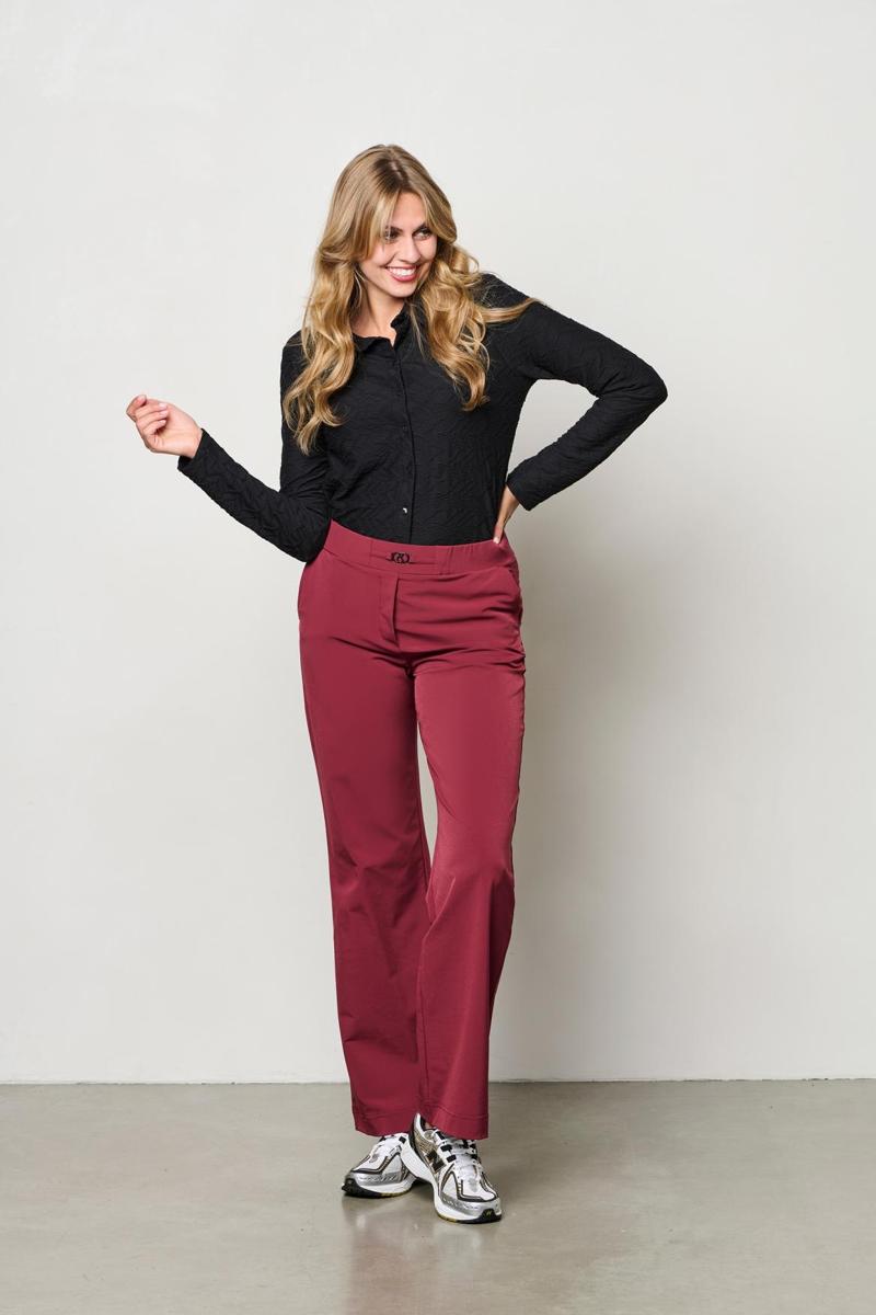&Co Woman Pantalon PA378 Rood 1