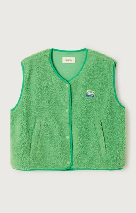 American Vintage Gilet Hoktown Groen 1