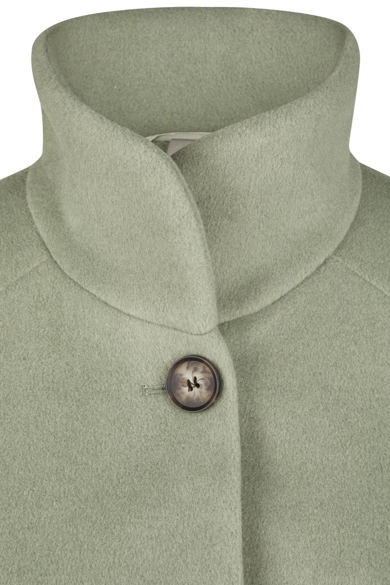 Barbara Lebek Mantel 30020052 Groen 3