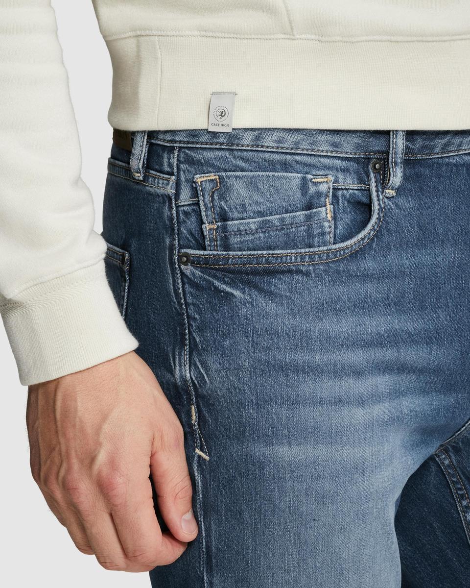 Cast Iron Pantalon CTR620 Blauw 3