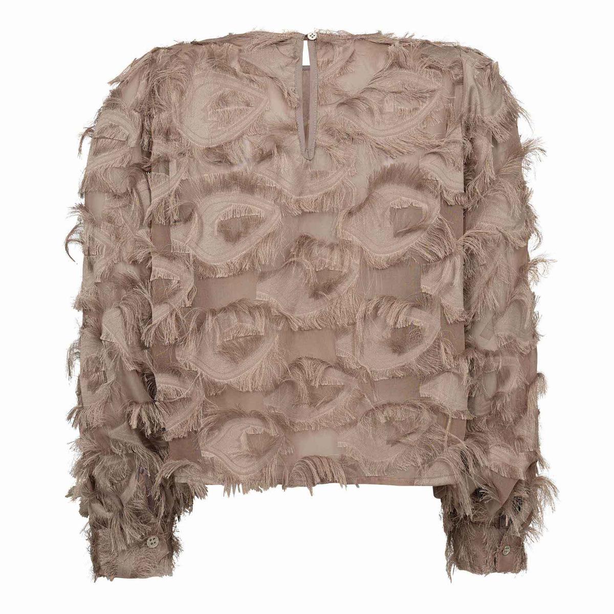 Co'Couture Blouse Syra Taupe 3