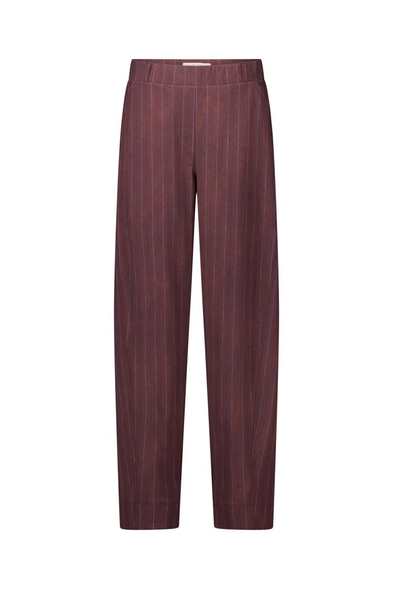 Studio Anneloes Pantalon Marlise stripe tr Bruin 1