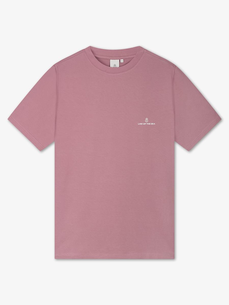 Law of the Sea T-Shirt Law logo Roze 2